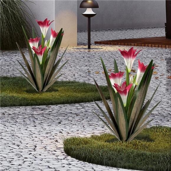 Homight Metal Agave Plant Outdoor Decoration Outdoor Garden Decoration Lily - Picture 3 of 14